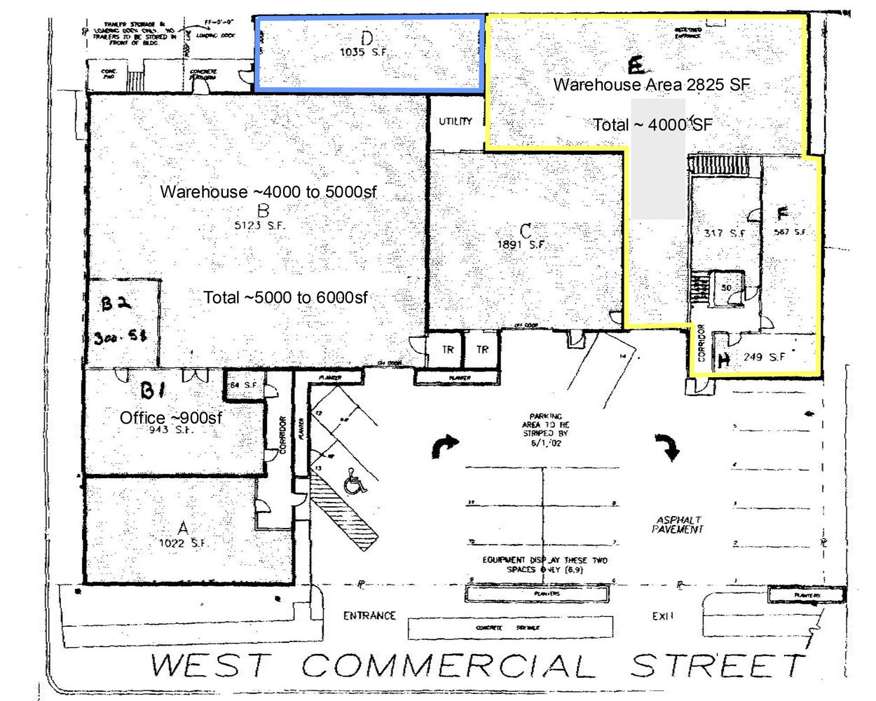 Office/Warehouse Suite E,F,G,H & D